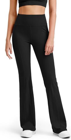 G4Free BareFeel Flare Yoga Pants Women High Waisted Flared Leggings with Pockets Casual Bootcut Pants Petite/Regular/Tall in Kuwait