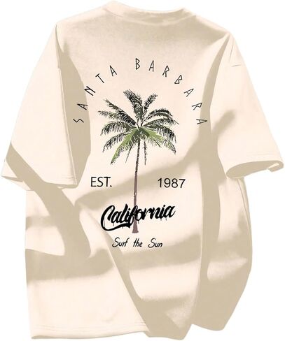 Boy's Tropical Graphic Tees Crewneck Short Sleeve Casual T Shirt Summer Tops in Kuwait