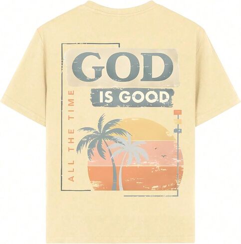 Boy's Tropical Graphic Tees Crewneck Short Sleeve Casual T Shirt Summer Tops in Saudi Arabia