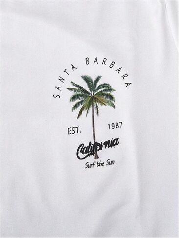 Boy's Tropical Graphic Tees Crewneck Short Sleeve Casual T Shirt Summer Tops in Saudi Arabia