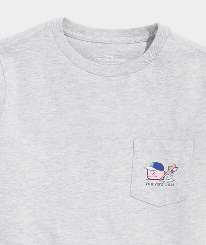 vineyard vines Boys' Baseball Player Whale Short-Sleeve Pocket Tee in Saudi Arabia
