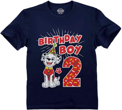 Tstars Paw Patrol Construction Digging Being 2 Gifts for Two Years Old Boy Rubble 2nd Birthday Toddler Kids T-Shirt in Saudi Arabia