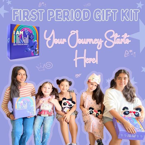 First Period Kit Gift for Girls 9-12 - Period Starter Kit for Tweens 10-12 - Essentials for Teens & Preteens - Period Packs for Young Girls First time (Panda) in Saudi Arabia