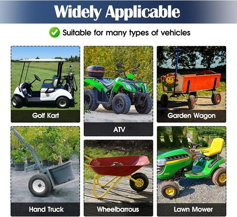 Heavy Duty 15x6.00-6" Inner Tube, Replacement 6.00/6.50-6 Lawn Mower Tire Tube with TR87 Bent Valve Stem for Snow Blower, Yard Tractors, Wheelbarrows, Go Kart, Golf Cart, ATV 2 Pack in Kuwait