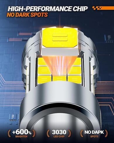 SEALIGHT 1157 LED Bulb White, Anti Hyper Flashing 7528 BAY15D LED Bulbs for Reverse Light, Turn Signal Light, Parking DRL Tail Brake Lights, 6000K White, 2 Pack in Saudi Arabia