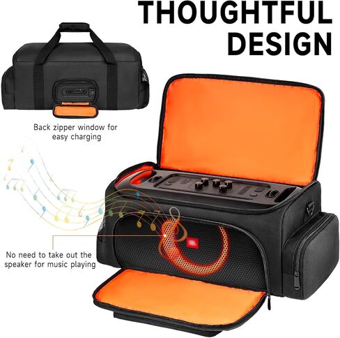 Carrying Case Compatible for JBL PartyBox On The Go Speaker,Travel Storage Bag Fits for PartyBox On-The-Go Protable Speaker,Case Only,No Shoulder Strap in Saudi Arabia
