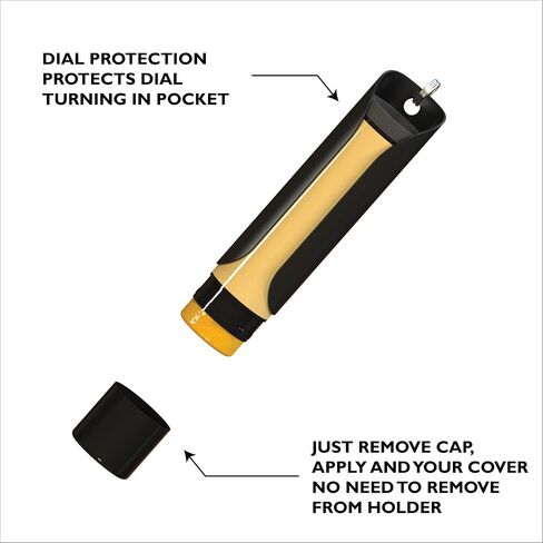 TALLAC HOUSE Stainless Steel Lip Balm Holder Sleeve Keychain with Dial Protection Not Chapstick Brand Compatible. Made in USA in Saudi Arabia