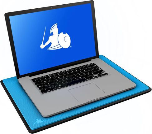 DefenderPad Laptop EMF Radiation Blocking & Heat Shield by DefenderShield - EMF Blocker Lap Pad Computer Lapdesk Compatible with up to 17" Laptop, Chromebook, MacBook (Blue) in Kuwait