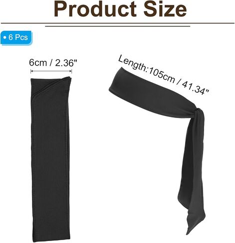 PATIKIL Head Ties Headbands, Ninja Karate Headband Adjustable Sports Tie Sweat Wicking Workout Head Band in Saudi Arabia