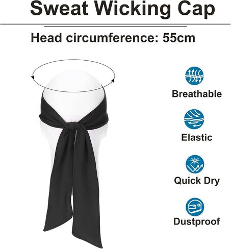 PATIKIL Head Ties Headbands, Ninja Karate Headband Adjustable Sports Tie Sweat Wicking Workout Head Band in Saudi Arabia