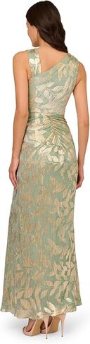 Adrianna Papell Women's Foil Asymmetric Gown in Kuwait