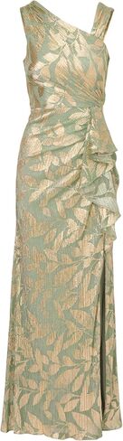 Adrianna Papell Women's Foil Asymmetric Gown in Kuwait