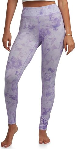 Spyder Women's Activewear Legging - Poly Span Knit UPF 50 High Waisted Tummy Control Printed Athletic Legging (Sizes: S-XL) in Kuwait