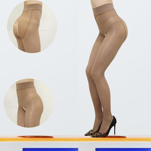 Htruiya اللباس الداخلي اللامع 8 Denier Oily Grayhose لباس ضيق للنساء الجوارب الجوارب اللامعة الجوارب in Kuwait