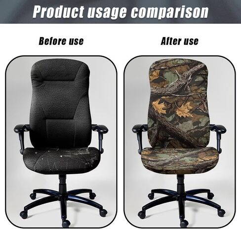 Wanyint Camo Hunting Forest Branch Cover Green Office Cover Cover Anti-Dust Computer Chair Complicver Comfor in Saudi Arabia