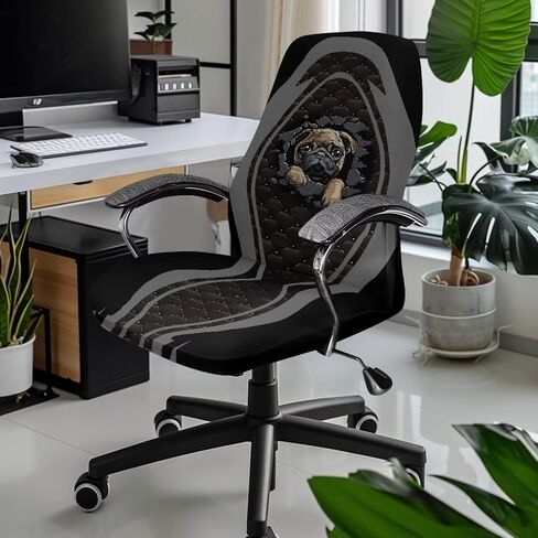 Wanyint Camo Hunting Forest Branch Cover Green Office Cover Cover Anti-Dust Computer Chair Complicver Comfor in Saudi Arabia