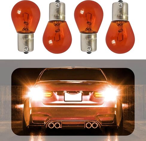 10 PCS 1156 Turn Signal Light, P21 W 1141 S25 12 V 21 W BA15S High Brightness Halogen Bulb, Quartz Glass Waterproof Indicator Bulb Replacement, for Most Cars Trucks Motorcycles (White) in Saudi Arabia