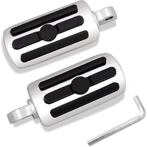 FOVPLUE Footpeg Kit,Mid Controls Rider/Passenger/Highway Peg Motorcycle Foot Pegs w/Male Mount for Harley Touring Road Glide Road King Electra Glide Street Glide Dyan Softail Sportster,For Lion Paw