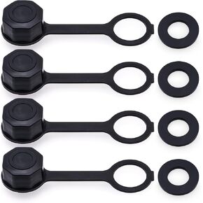 2pcs Can Gas Can Caps ، CAP CAP ، CAP ، أغطية المسمار الخلفي لعلبة الغاز البديلة ، يمكن للغاز غطاء تنفيس المسمار ، مناسب لمعظم أباريق الكيروسين ديزل (أسود)