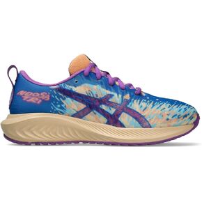Asics Kid's Gel-Noosa TRI 16 Grade School Running Shoes, 4, Nature Blue/Bold Magenta