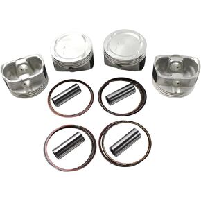 G4KE 2.4L Engine Pistons Rings 4Pcs Fits for Hyundai Santa Fe/Sonata/Tucson, Kia Forte/Forte Koup/Sorento/Sportage 2010-2013 2.4L l4 DOHC OE G4KE 2.4L 23410-2G200
