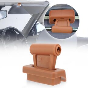 2pcs Front Visor Support Clip, Sunshade Clamp,Visor Clamp Bracket,Car Sun Visor Hook Clip (for Yukon 1992-1998 Black)