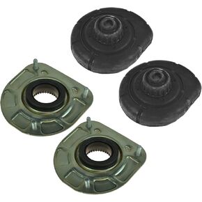 TRQ Front Upper Strut Mount with Bearing & Spring Seat Compatible with 2001-2009 Volvo S60 2001-2006 S80 2001-2007 V70 2003-2007 XC70