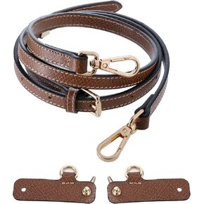 Genuine Leather Crossbody Strap and Conversion Kit for Longchamp Mini Bag Strap Kit - Durable, Easy to Install, and Stylish