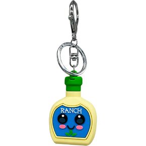 Ranch Bottle Keychain – Perfect for Saucy People – Gag Gift for Ranch Lovers – Fun Accessory for Bags, Keys, Backpacks, Wallets, and More!