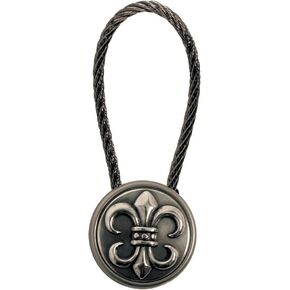Pilot Automotive KC-303 Fleur-De-Lis Die Cast chain Zinc Key Chain