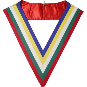 مميزة Masonic OES Twlar 5 Colors Ribbon ، Order of Eastern Star Regalia Planars
