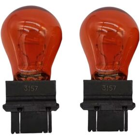 4157NAK 3157NA 3157 Amber Front turn signal light fits for Toyota 2007-2017 Tundra, 2000-2015 Tacoma, 2003-2007 4Runner, 2008-2016 Sequoia