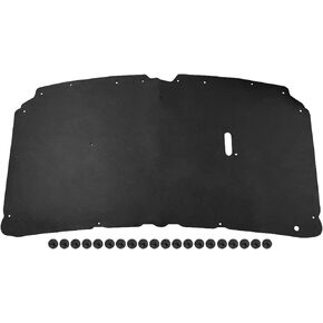 Hood Insulation Pad Heat Shield with Clips Fits for Ford F250 F350 F450 Super Duty 1999-2007, Excursion 2000-2007