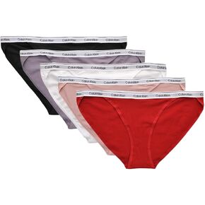 Calvin Klein Modern Logo 5-pack Cotton Stretch String Bikini