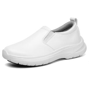 Non Slip Shoes for Women Food Service -Slip On, Lightweight,Comfortable,Nurse Shoe and Crew Work.