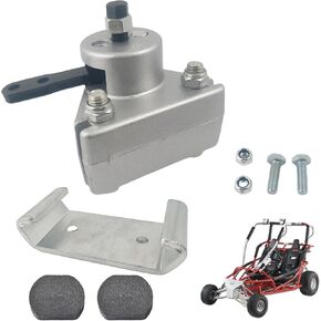Go Kart Brakes ، Go Kart Mechanical Brake Piper and Bracket with Pads for Manco 9598 9597 yerf-dog asw bristers airheart mb-1 predator 212cc 196cc 6.5hp gx160 go kart brake system system