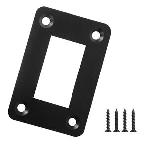 4 Way Rocker Switch Panel Housing ، 4 Gang Black Aluminium Rocker Switch Bracket Bracket Shell Bracket for Car Truck Marine Boat RV