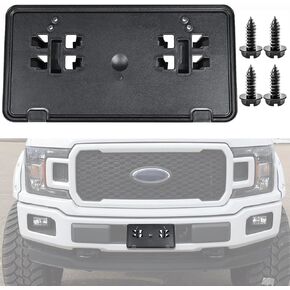 Replacement for Front Bumper License Plate Frame Bracket 2018-2020 Ford F150 JL3Z17A385BA