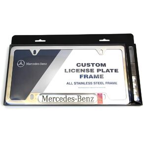 Genuine Q6880086 - Polished Stainless Steel License Plate Frame