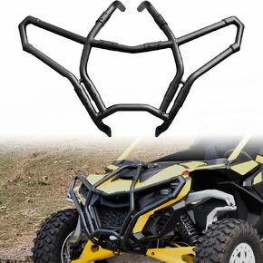 KEWISAUTO Trail Front Bumper for Can Am Maverick R 2024+, Combined Heavy Duty Front Brush Guard Protector Front Pre-Runner Bumper for Can Am Maverick R MAX X RS 2024+ Accessories, Replace #715010071