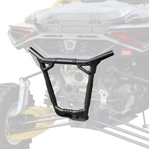 SAUTVS Rear Pre-Runner Bumper for Can-Am Maverick R, Combined Black Rear Brush Guard Protector Heavy Duty Rear Bumper for Can Am Maverick R MAX X RS 2024+ Models Accessories, Replace #715007172