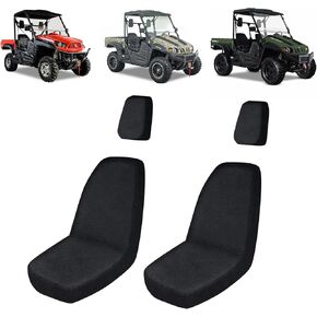Hisun UTV Seat Covers 1680D for Hisun UTV 500 700 Axis 500 700 Massimo MSU500 MSU700 Coleman UT500 UT700 Water-Resistant Outdoor Seat Cover Set