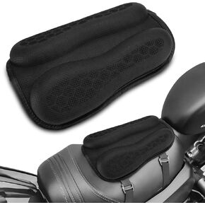 Motorcycle Breathable Seat Pad,Motorcycle Gel Seat Cushion, 3D Honeycomb Structure Seats Cushion,Compact And Easy To Install For Off Road And City Commuting