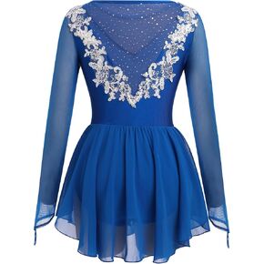 Afavom Women Figure Ice Skating Dress