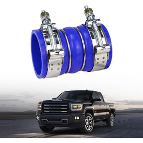 26259 Turbocharger Intercooler Hose with Clamps for 2005-2016 Chevy Silverado 2500 | Chevy Silverado 3500 | 2005-2016 GMC Sierra 2500 | GMC Sierra 3500