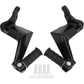KIMISS Foot Pegs Rest Pedal Footpegs, Fit for Victory Gunner High Ball Judge Vegas Aluminum Footpegs AntiSlip Foldable Foot Rest