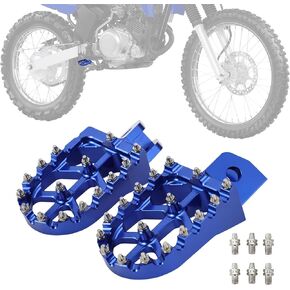 Dirt Bike Footpegs Wider Foot Pegs Rest CNC for TTR 125 TTR125LE 05-24 TTR125L 05-08 TTR125E 05-09 Blue