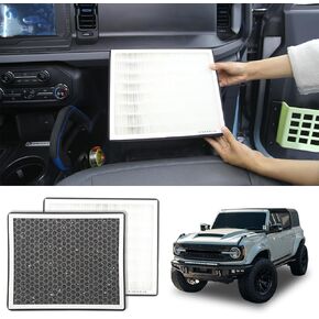 Cabin Air Filter Includes Activated Carbon Replacement for Bronco 2021 2022 Interior Accessories