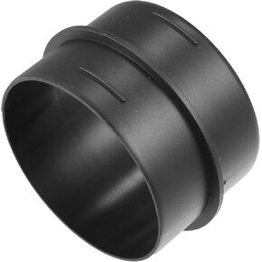 Car Air Ducting Connector Straight Air Heater Duct Joiner Connector Pipe 2.95'' 80mm OD Black