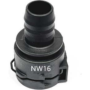 NW16 Coolant Hose Connector Adapter,Radiator Pipe Line Fitting for Mercedes-Benz BMW Audi Volkswagen Chevrolet Volvo Buick,Engine Heater Hose Assembly Junction Flange Repair Kit Barbed Straight,20mm